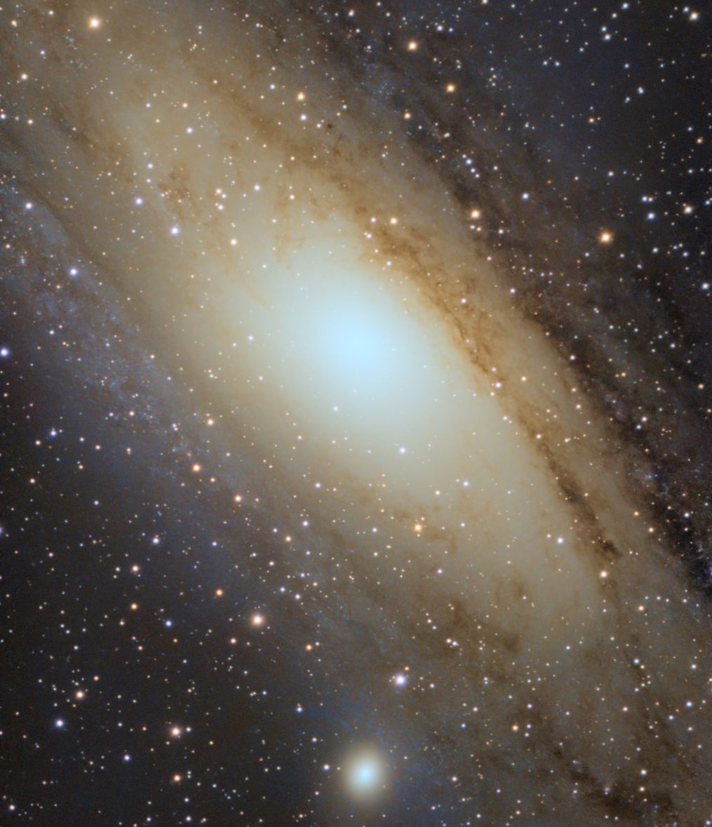 M31, the Andromeda Galaxy, after full processing in PixInsight