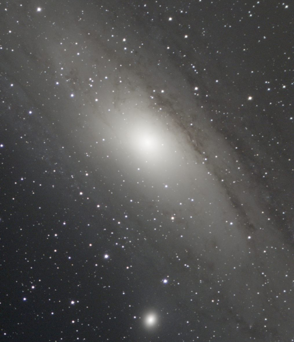 M31, the Andromeda Galaxy, as linear, unprocessed data