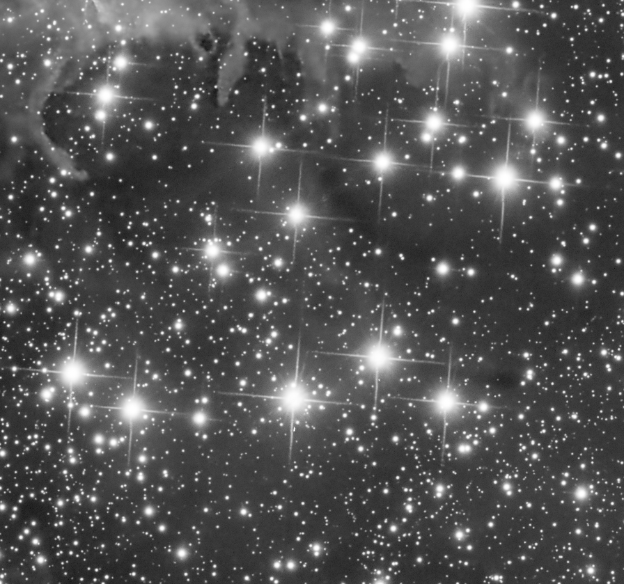NGC 225 after fixing star spike artifacts with Dodge & Burn, Convolution, and SpikelessAI